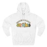 Birds with Bad Moods Adorable Fleece Hoodie, Cozy Sweatshirt, Relaxed Apparel, Gift for Friends, Casual Wear, Chill Hoodie