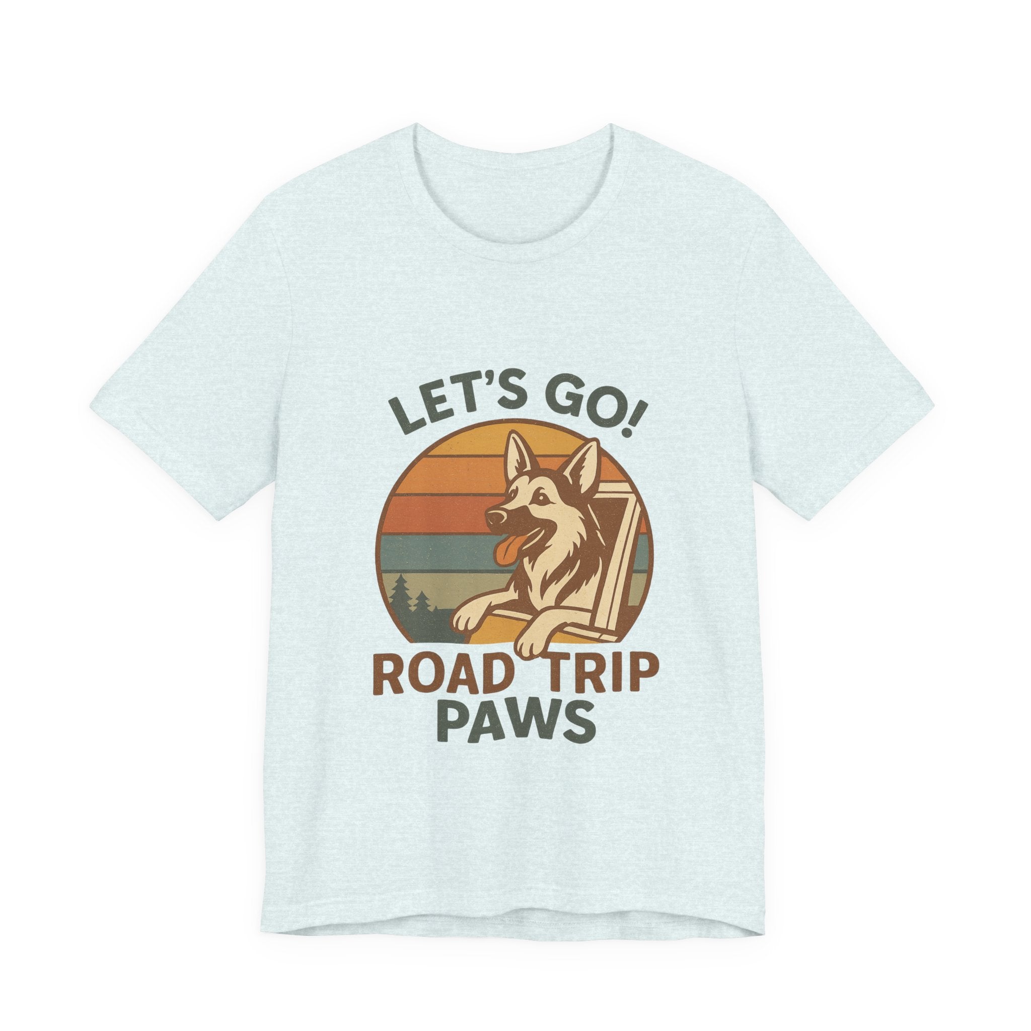 Adventure Dog Road Trip Tee, Unisex Graphic Shirt, Pawsome Travel Shirt, Pet Lover Gift, Outdoor Adventure Apparel
