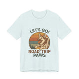 Adventure Dog Road Trip Tee, Unisex Graphic Shirt, Pawsome Travel Shirt, Pet Lover Gift, Outdoor Adventure Apparel