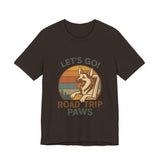 Adventure Dog Road Trip Tee, Unisex Graphic Shirt, Pawsome Travel Shirt, Pet Lover Gift, Outdoor Adventure Apparel