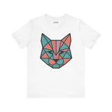 Colorblock Cat Tee, Cozy Cat Lover Shirt, Gift for Pet Owners, Cute Animal Top, Nature Inspired Fashion