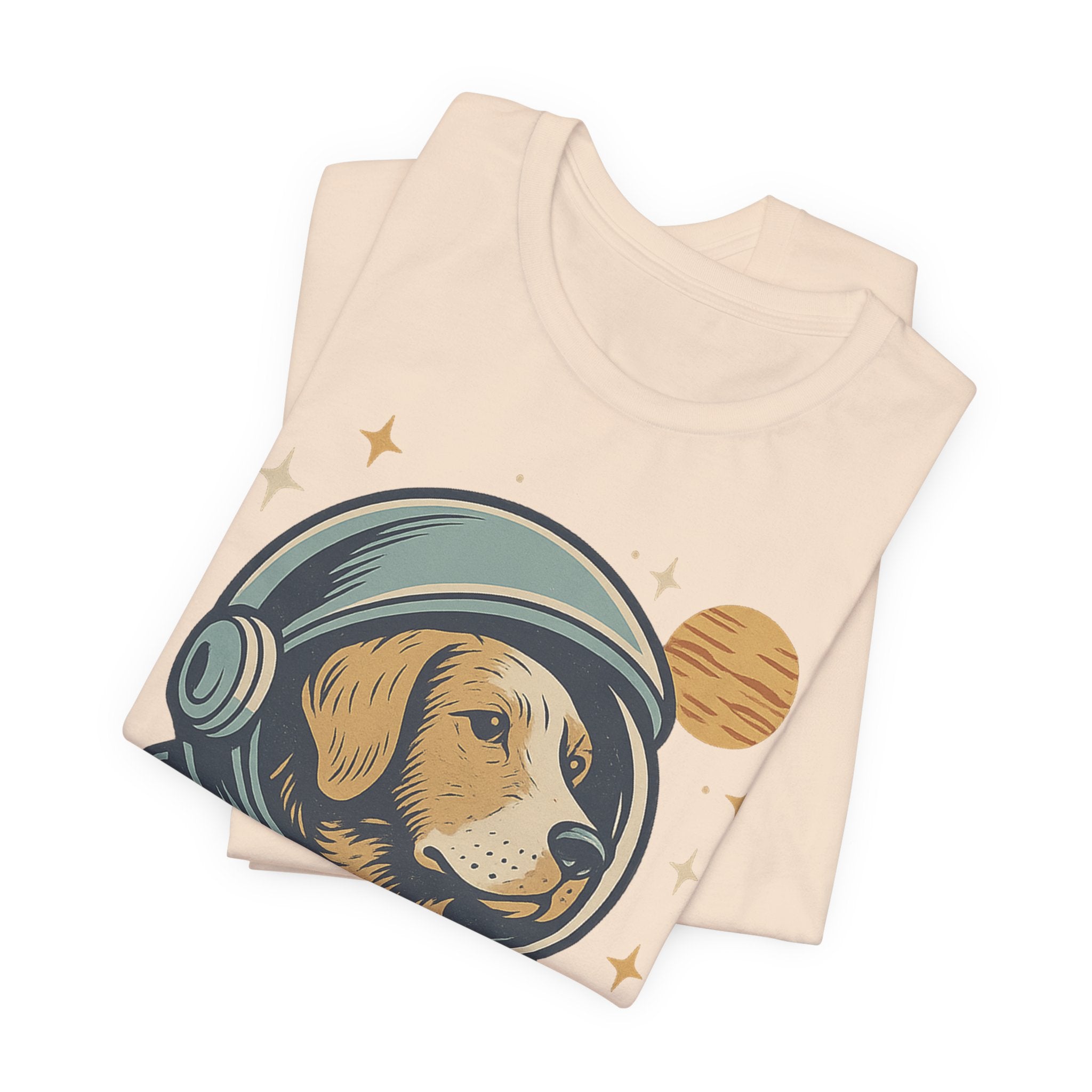 Astronaut Dog Unisex Tee | Cute Pet Lover Shirt, Dog Lover Gift, Space Themed Tee, Fun Casual Wear, Everyday Style