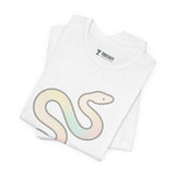Colorful Snake Tee, Cozy Shirt, Gift for Pet Owners, Trending Cute Animal Top, Cute Reptile Tshirt
