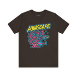 Aquascape Swimming Fish Tee, Cozy TShirt, Gift for Pet Owners, Trending Cute Animal Top, Cute Fish Tshirt
