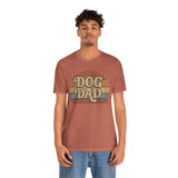 Dog Dad Retro Tee | Unisex Short Sleeve T-Shirt, Gift for Dog Lovers, Pet Dad Shirt, Casual Wear, Birthday Gift