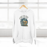 Adventure-Ready Fleece Hoodie | 'Hold the Line' Graphic | Perfect for Outdoor Enthusiasts, Gift for Dad, Casual Wear, Winter Inspired