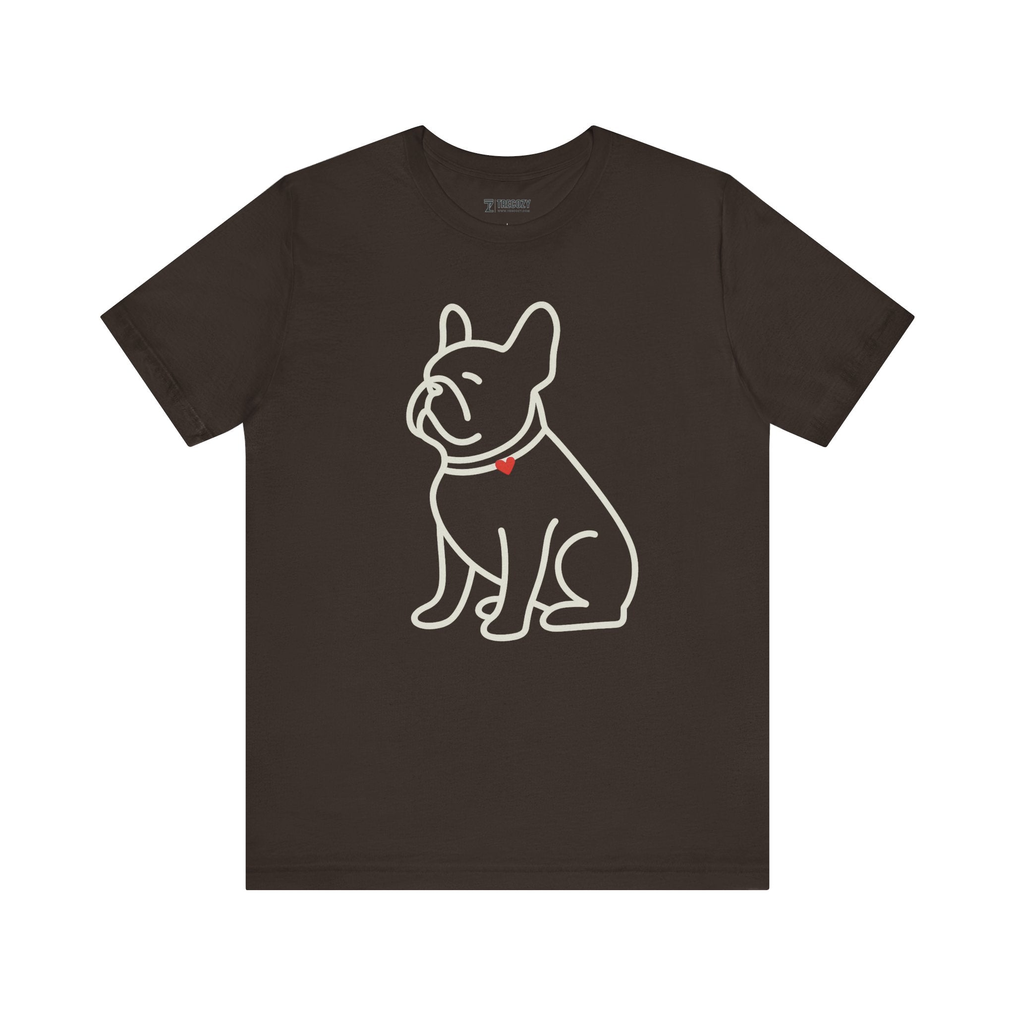 French Bulldog Dog Tee, Cozy TShirt, Gift for Pet Owners, Trending Cute Animal Top, Cute Dog Tshirt