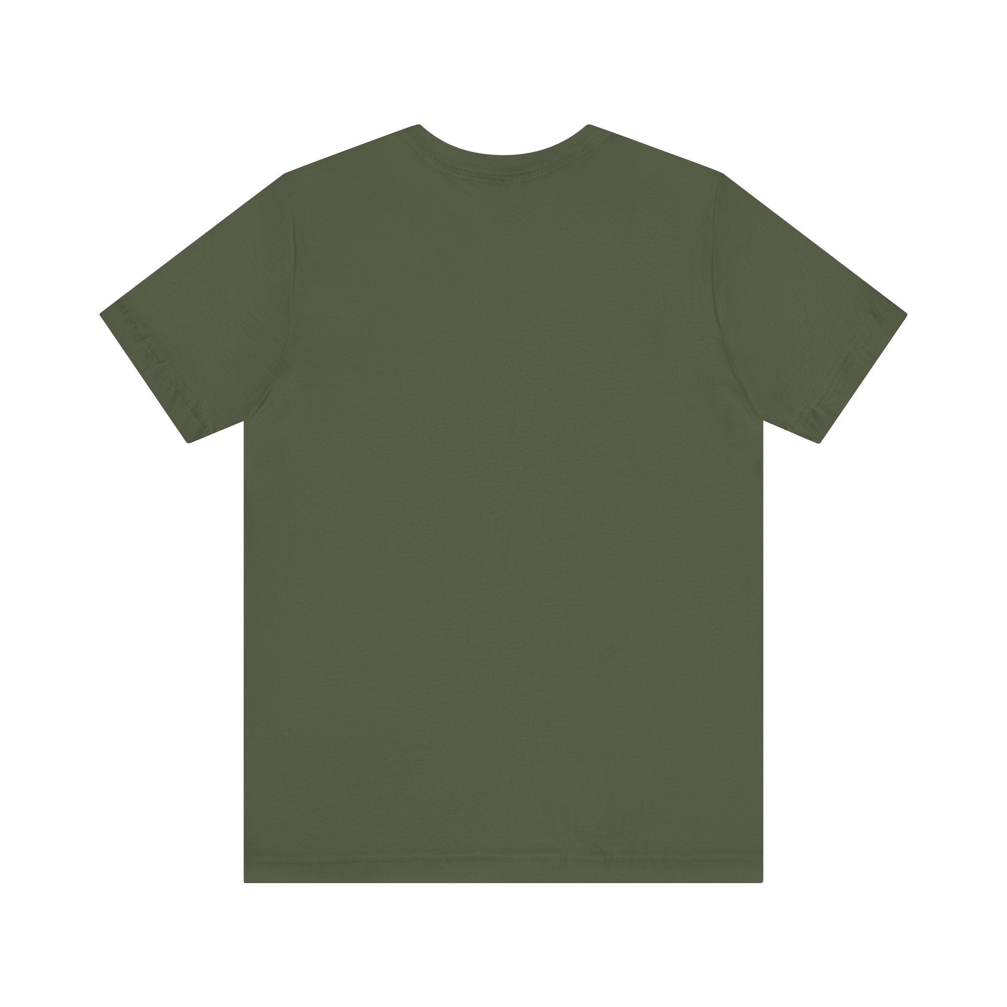 Geometric Bear & Fish – Hand-Drawn Abstract Wildlife T-Shirt, Modern Nature Graphic Tee, Wildlife Graphic Tee