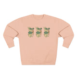 Playful Rabbit Sweatshirt - Cute Unisex Crewneck, Spring Apparel, Easter Gift, Cozy Wear, Animal Lover's Fashion