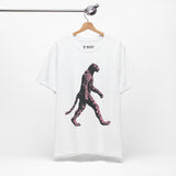 Pink Panthera Walk – Bold Leopard-Inspired T-Shirt, Fierce Urban Jungle Graphic Tee, Bold Animal Print Shirt