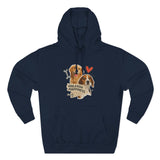 Dog Lover's Fleece Hoodie - Unleash Happiness, Pet Parent Gift, Cozy Dog Sweatshirt, Animal Lover Wardrobe, Comfortable Hooded Sweatshirt