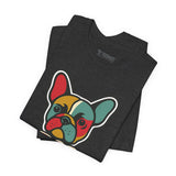 Colorpop French BulldogTee, Cozy TShirt, Gift for Pet Owners, Trending Cute Animal Top, Cute Dog Tshirt
