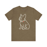 French Bulldog Dog Tee, Cozy TShirt, Gift for Pet Owners, Trending Cute Animal Top, Cute Dog Tshirt