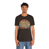 Dog Dad Retro Tee | Unisex Short Sleeve T-Shirt, Gift for Dog Lovers, Pet Dad Shirt, Casual Wear, Birthday Gift