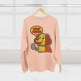 Woof Power Dog Sweatshirt, Funny Pet Lover Gift, Cute Unisex Crewneck, Animal Lover Apparel, Cozy Gift for Dog Owners