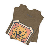 Stay Golden Dog Tee, Cozy TShirt, Gift for Pet Owners, Trending Cute Animal Top, Cute Dog Tshirt