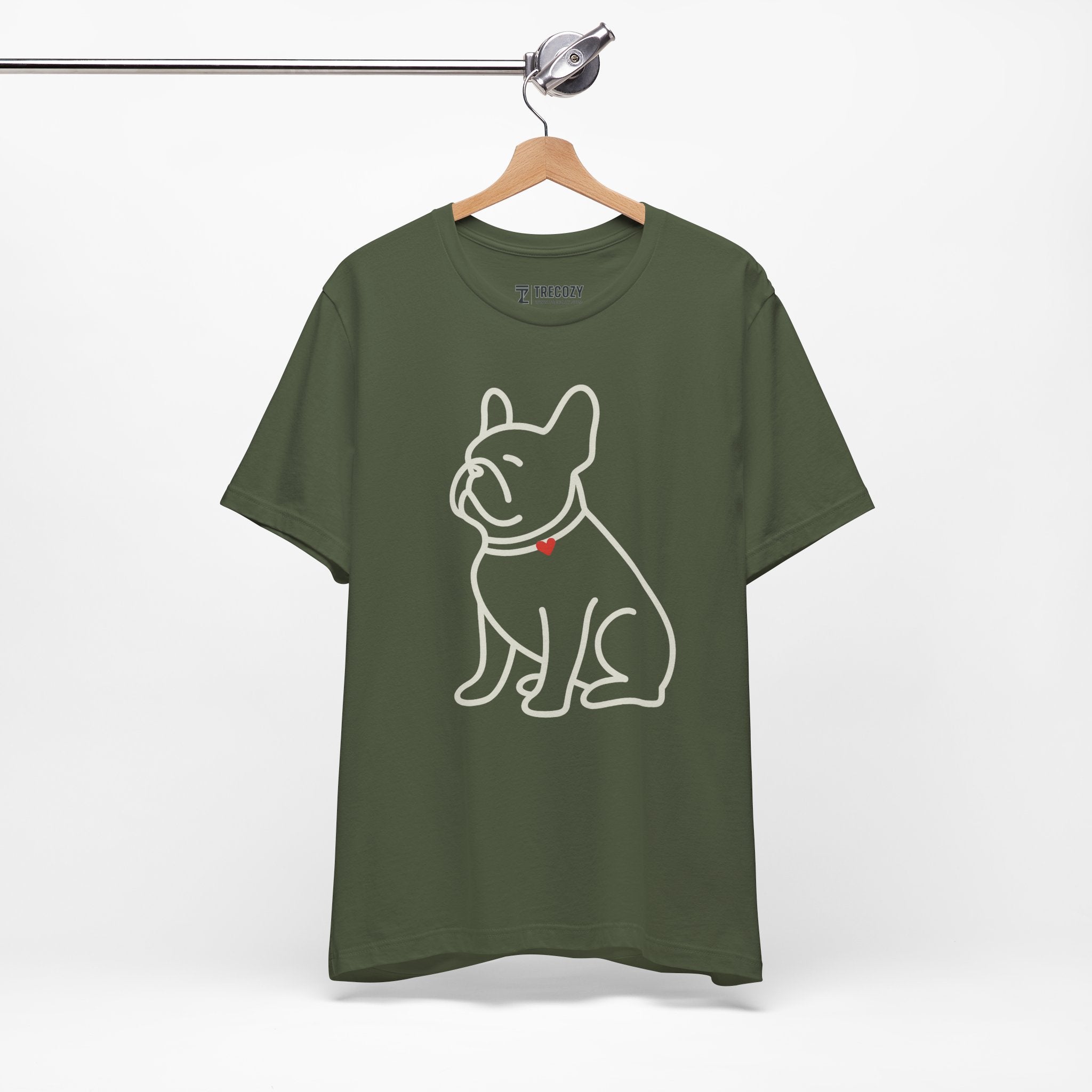 French Bulldog Dog Tee, Cozy TShirt, Gift for Pet Owners, Trending Cute Animal Top, Cute Dog Tshirt