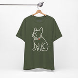 French Bulldog Dog Tee, Cozy TShirt, Gift for Pet Owners, Trending Cute Animal Top, Cute Dog Tshirt