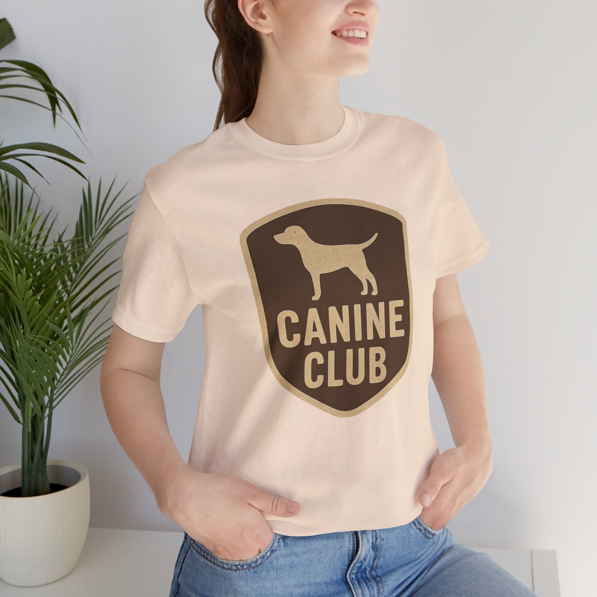 Canine Club Unisex Tee, Dog Lover Shirt, Birthday Gift, Pet Parent Apparel, Casual Wear, Animal Rescue Fundraiser