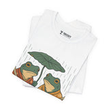 Frog Tee, Ukyo-e Cozy TShirt, Gift, Trending Cute Animal Top, Cute Frog Tshirt