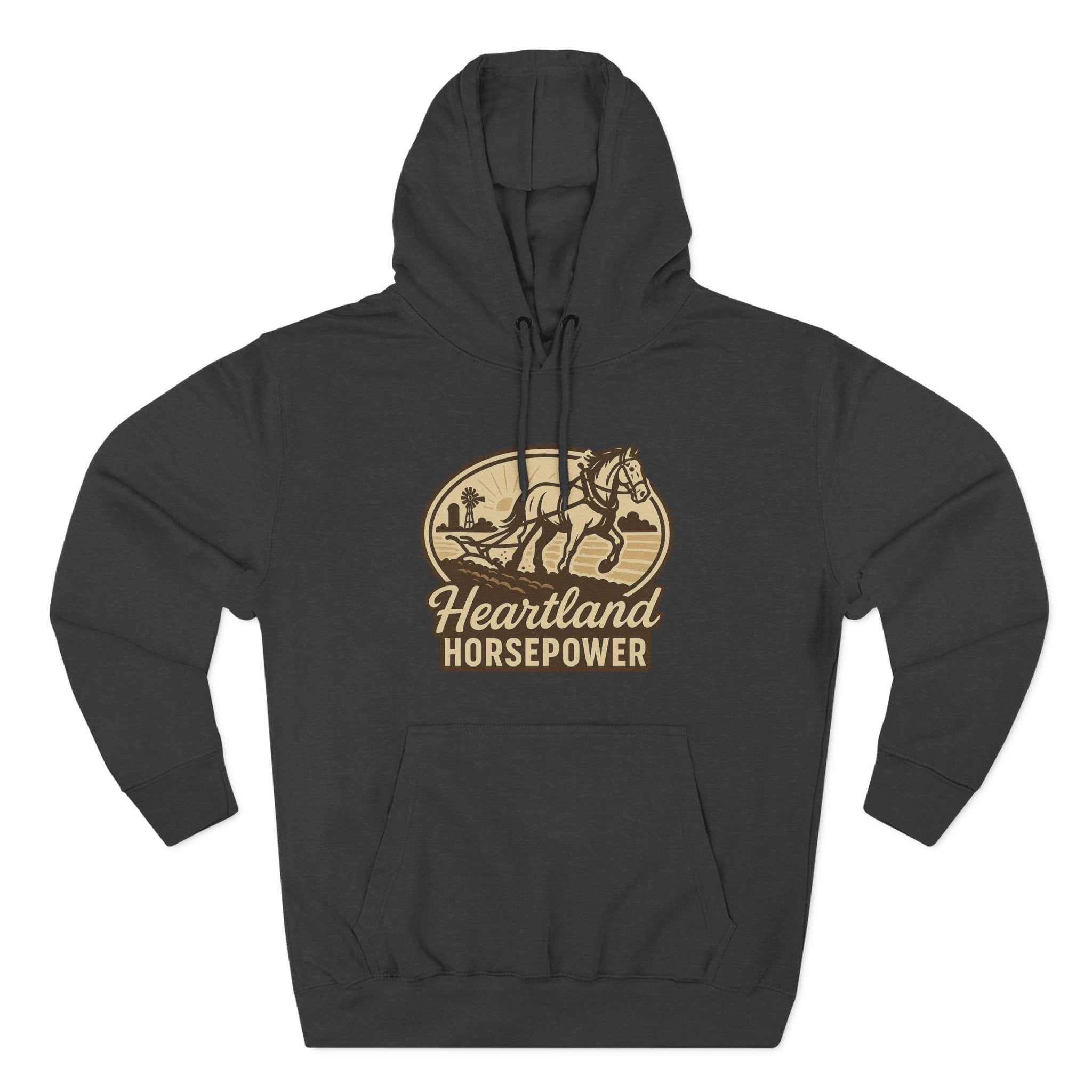 Heartland Horse Power Hoodie: Cozy, Casual Sweatshirt for Outdoor Enthusiasts, Fall Fashion, Gift for Nature Lovers, Adventure Wear, Weekend Vibes
