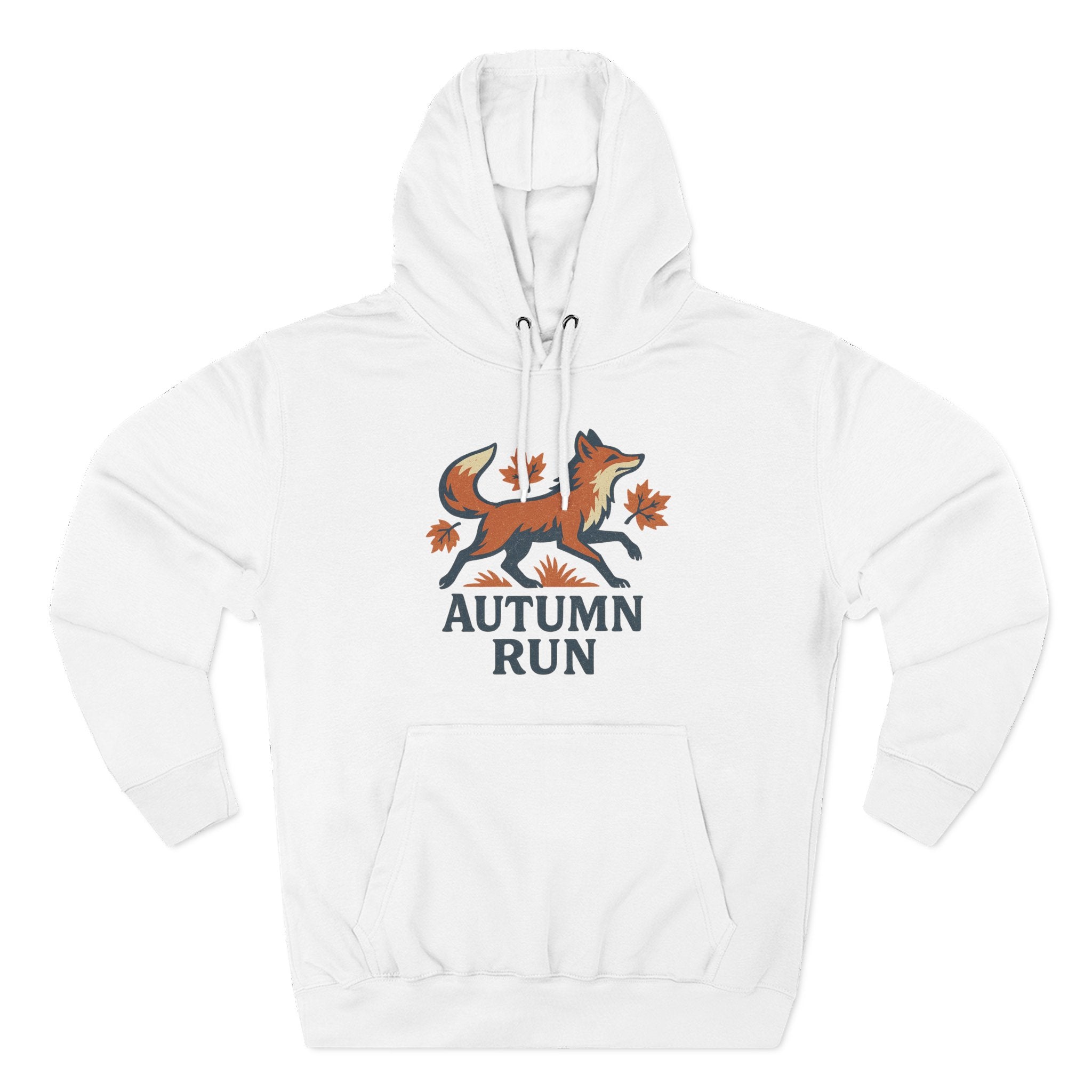 Autumn Fox Fleece Hoodie - Cozy Fall Apparel for Outdoor Adventures, Nature Lover Gift, Warm Fall Layer, Perfect for Seasonal Celebrations