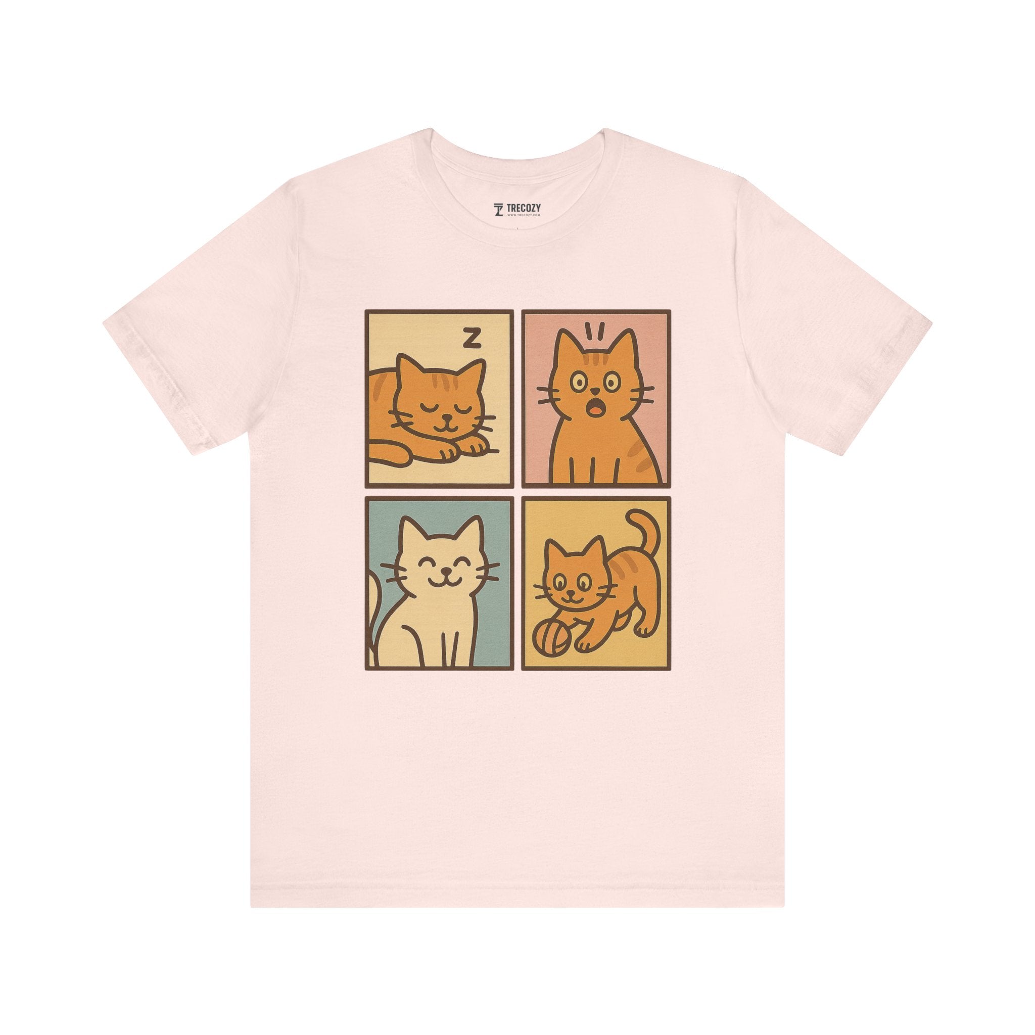 Playful Tee, Cozy Cat Lover Shirt, Gift for Pet Owners, Trending Cute Animal Top, Cute Cat Tee