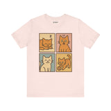 Playful Tee, Cozy Cat Lover Shirt, Gift for Pet Owners, Trending Cute Animal Top, Cute Cat Tee