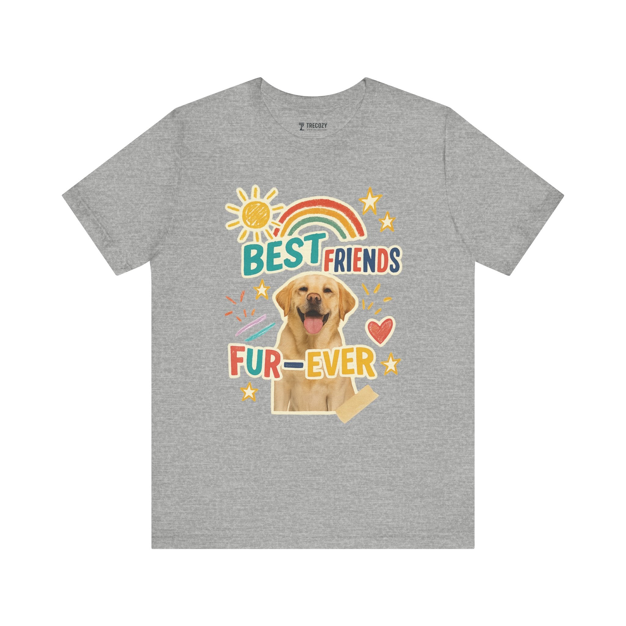 Unisex Best Friends Fur-ever Tee, Fun Pet Lover Shirt, Gift for Dog Owners, Cute Casual Wear, Birthday Present