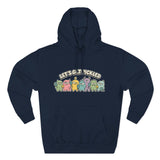 Let's get pickled Adorable Fleece Hoodie, Cozy Sweatshirt, Relaxed Apparel, Gift for Friends, Casual Wear, Summer Vibes, Chill Hoodie