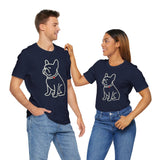 French Bulldog Dog Tee, Cozy TShirt, Gift for Pet Owners, Trending Cute Animal Top, Cute Dog Tshirt