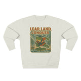 Ukiyo-e Whimsical Frog Adventure Sweatshirt | Leap Land Conquer Unisex Crewneck | Perfect for Nature Lovers, Gift for Friends, Cozy Casual Wear