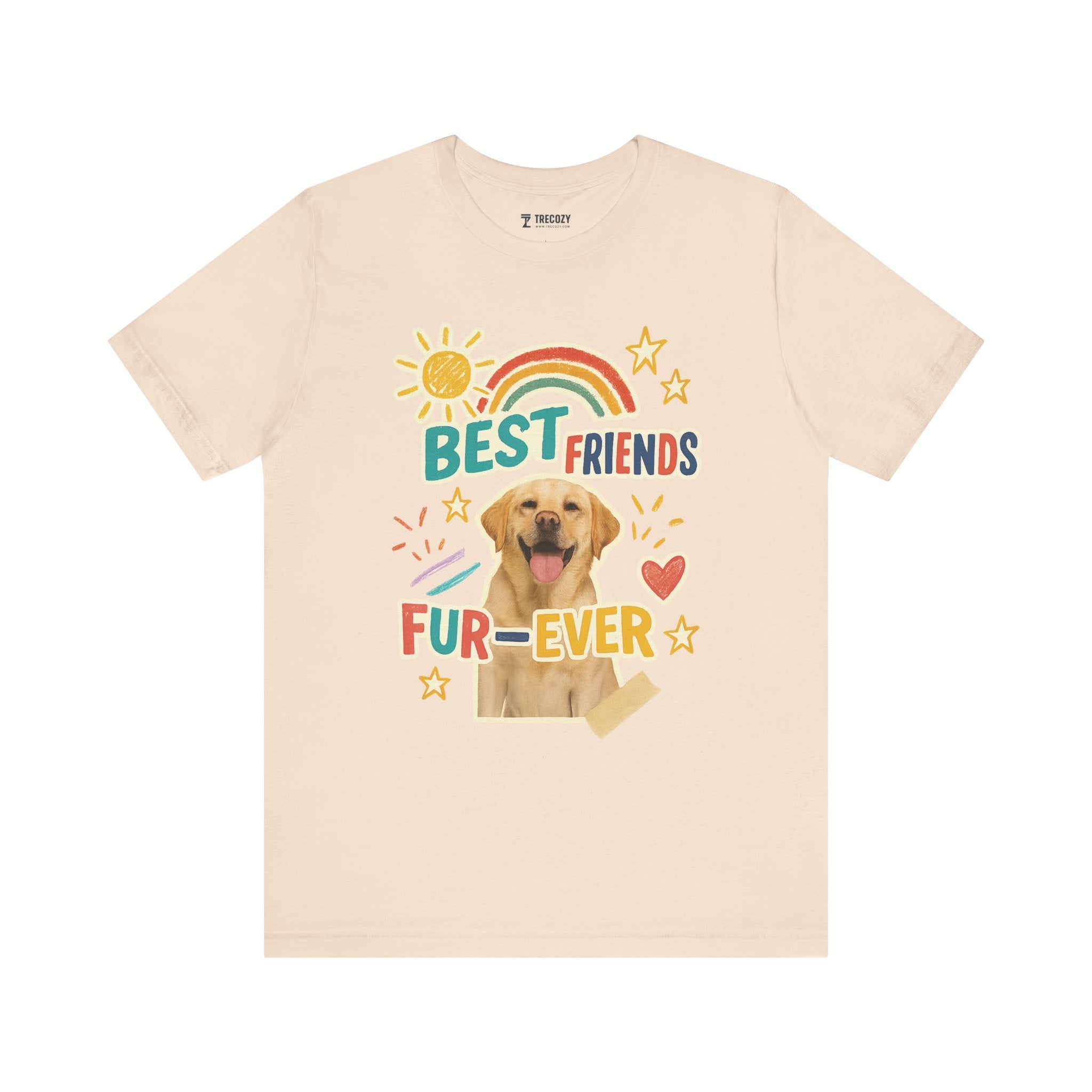 Unisex Best Friends Fur-ever Tee, Fun Pet Lover Shirt, Gift for Dog Owners, Cute Casual Wear, Birthday Present