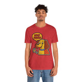 Woof Power Unisex Tee, Dog Lover Shirt, Fun Graphic Tee, Pet Owner Gift, Cartoon Dog T-Shirt, Animal Lover Apparel