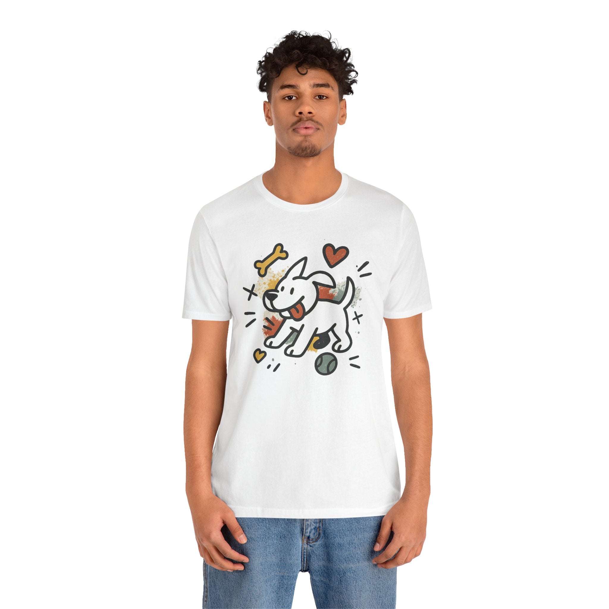 Dog Tee - Playful Unisex Jersey Short Sleeve Tee, dog lover tshirt