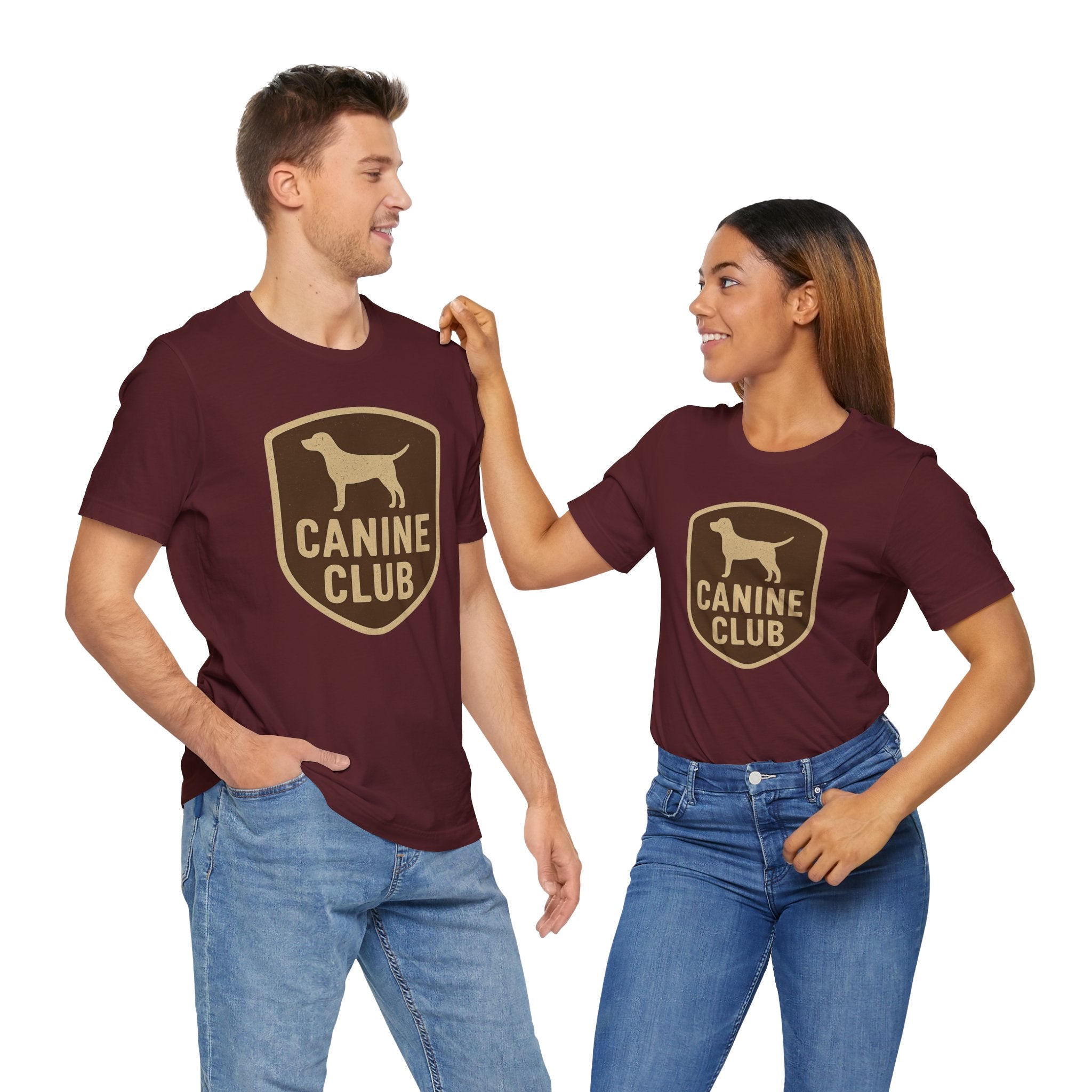 Canine Club Unisex Tee, Dog Lover Shirt, Birthday Gift, Pet Parent Apparel, Casual Wear, Animal Rescue Fundraiser