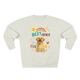 Cozy Pet-Themed Crewneck Sweatshirt - Best Friends Fur-Ever