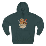 Dog Lover's Fleece Hoodie - Unleash Happiness, Pet Parent Gift, Cozy Dog Sweatshirt, Animal Lover Wardrobe, Comfortable Hooded Sweatshirt