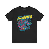 Aquascape Swimming Fish Tee, Cozy TShirt, Gift for Pet Owners, Trending Cute Animal Top, Cute Fish Tshirt