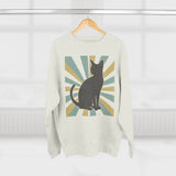 Vintage Cat Sweatshirt, Perfect Gift for Cat Lovers, Casual Wear, Animal Lovers, Fall Fashion, Unisex Crewneck