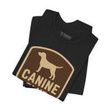 Canine Club Unisex Tee, Dog Lover Shirt, Birthday Gift, Pet Parent Apparel, Casual Wear, Animal Rescue Fundraiser