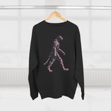 Pink Leopard Crewneck Sweatshirt, Cozy Sweatshirt, Nature Lover Gift, Animal Sweatshirt, Casual Wear, Unisex Fashion