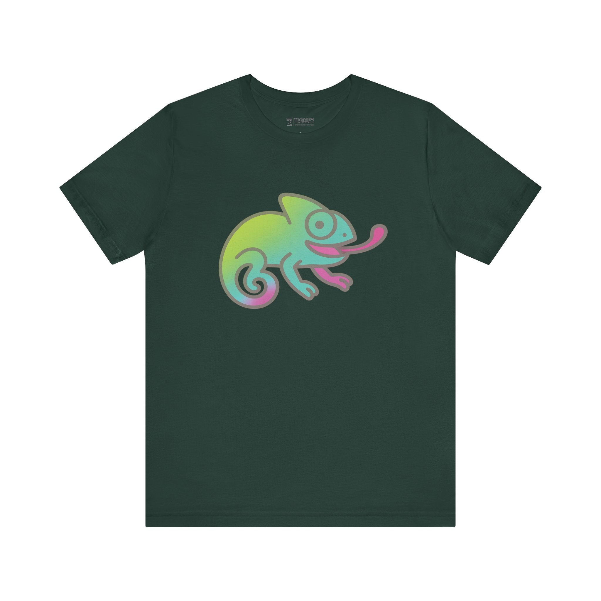 Chameleon Tee, Cozy Shirt, Gift for Pet Owners, Trending Cute Animal Top, Cute Reptile  Tshirt