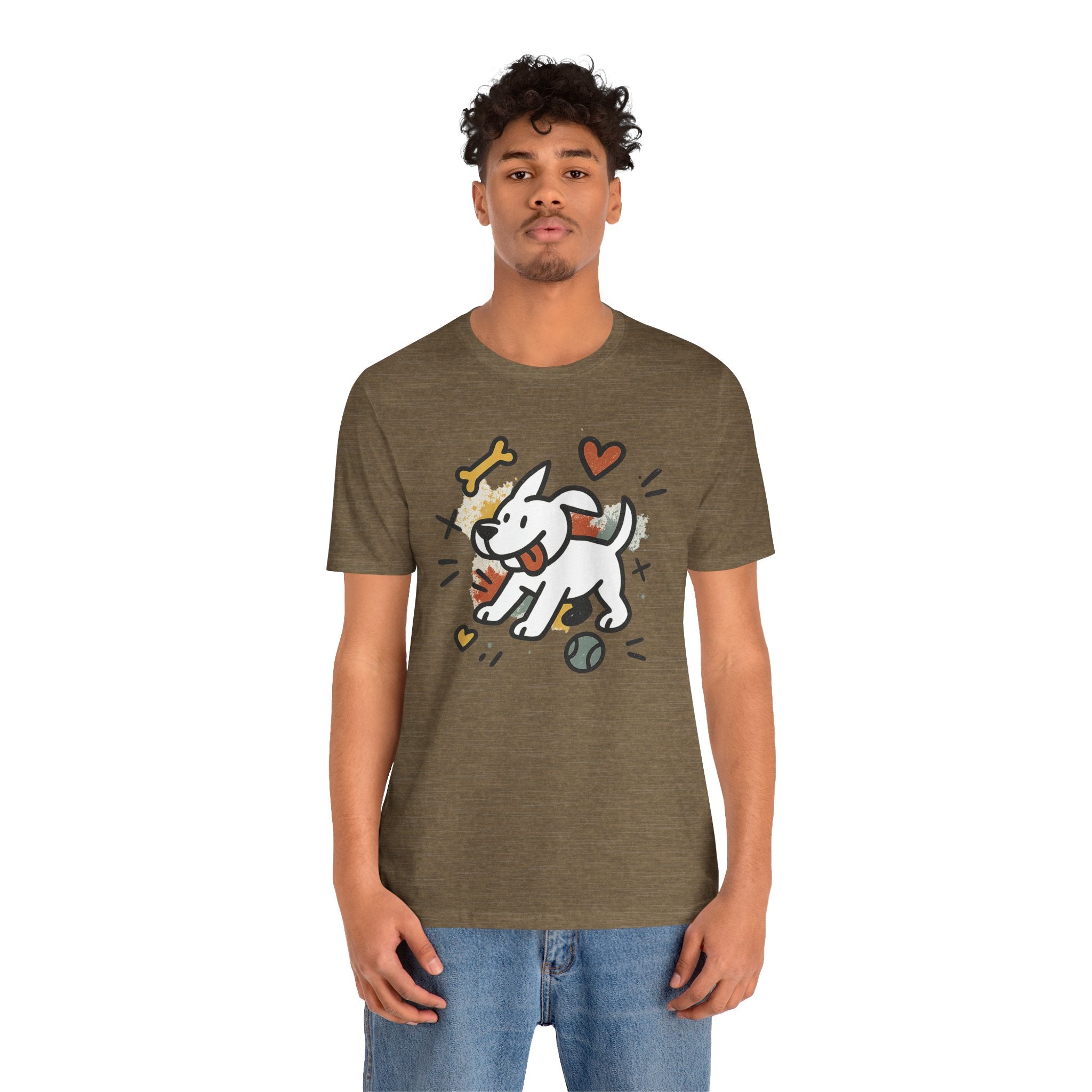 Dog Tee - Playful Unisex Jersey Short Sleeve Tee, dog lover tshirt