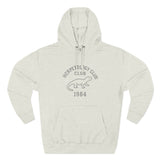 Herpetology Club Fleece Hoodie - Unleash Happiness, Pet Parent Gift, Cozy Sweatshirt, Reptile Lover Wardrobe, Comfortable Hooded Sweatshirt
