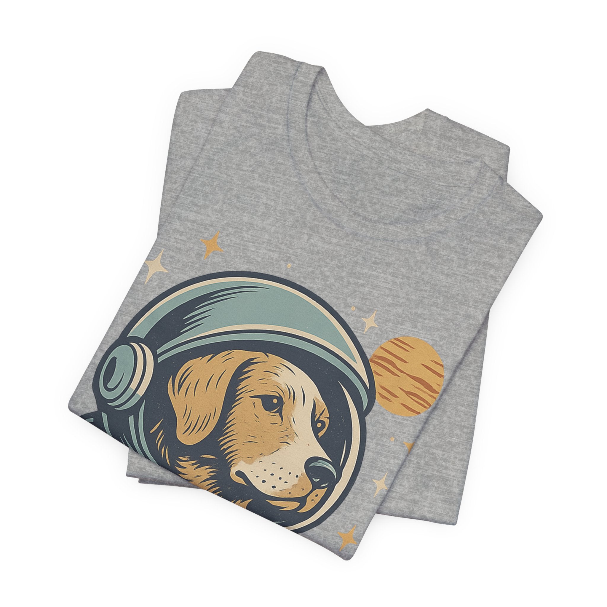 Astronaut Dog Unisex Tee | Cute Pet Lover Shirt, Dog Lover Gift, Space Themed Tee, Fun Casual Wear, Everyday Style