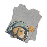 Astronaut Dog Unisex Tee | Cute Pet Lover Shirt, Dog Lover Gift, Space Themed Tee, Fun Casual Wear, Everyday Style