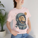 Astronaut Dog Unisex Tee | Cute Pet Lover Shirt, Dog Lover Gift, Space Themed Tee, Fun Casual Wear, Everyday Style