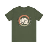 Sleeping Puppy Tee, Cozy TShirt, Gift for Pet Owners, Trending Cute Animal Top, Cute Dog Tshirt