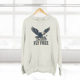 Fly Free Eagle Hoodie: Cozy, Casual Sweatshirt for Outdoor Enthusiasts, Fall Fashion, Gift for Nature Lovers, Adventure Wear, Weekend Vibes